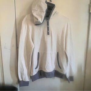 Xios - medium grey hoody with buttons